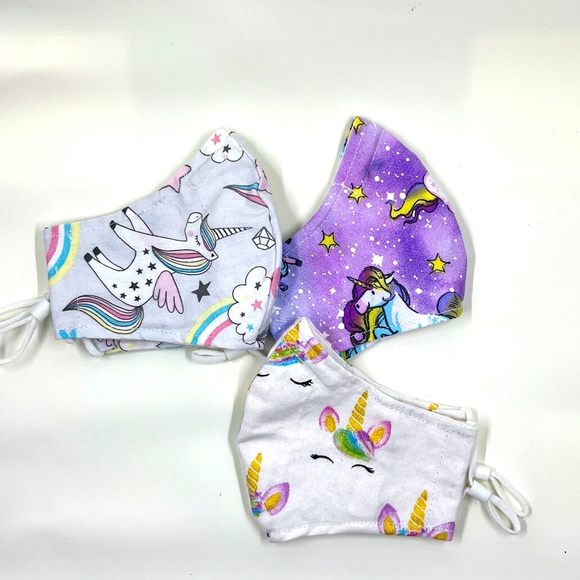 (2/$30) Handmade Child’s Face Masks - Picture 1 of 7